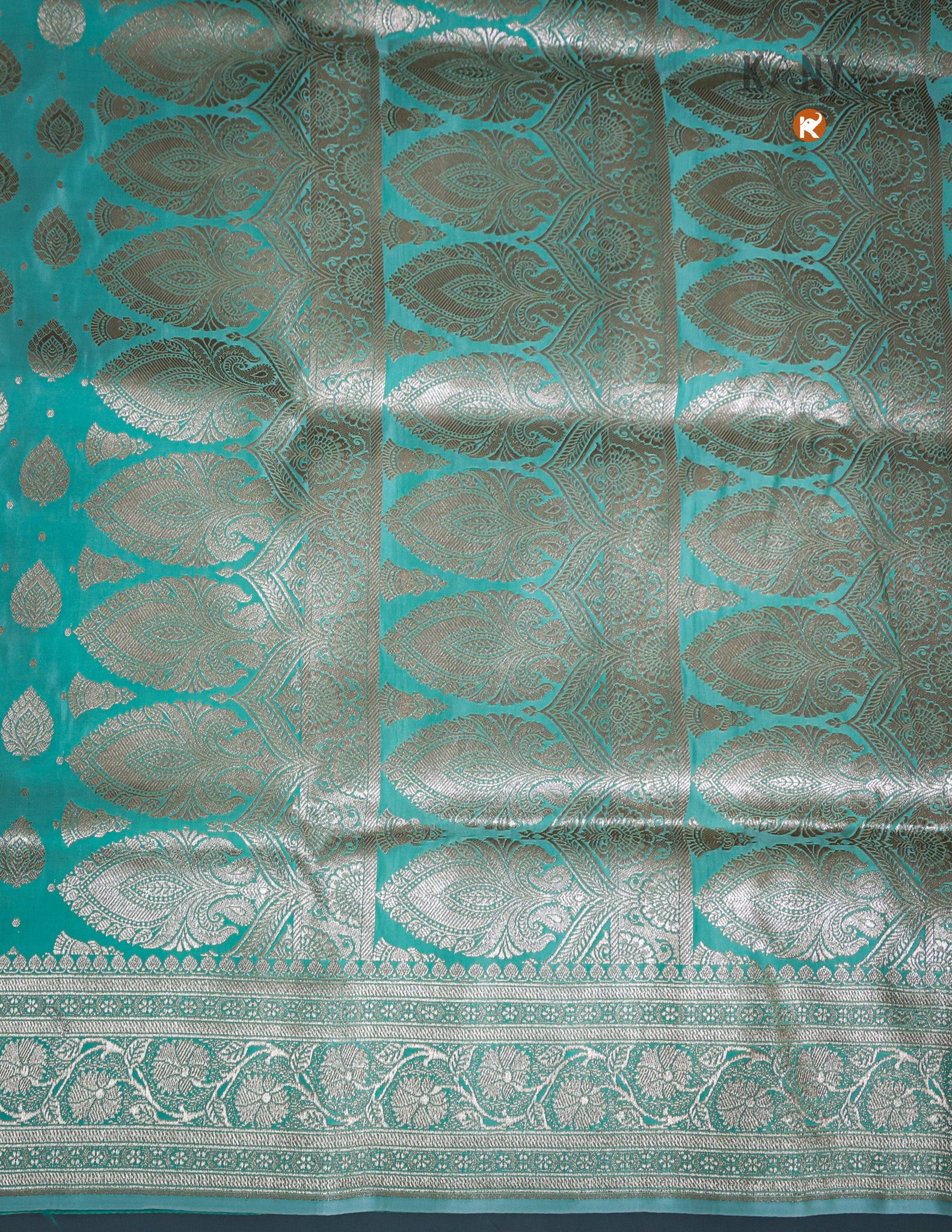 Katan Banarasi Silk with Golden Border